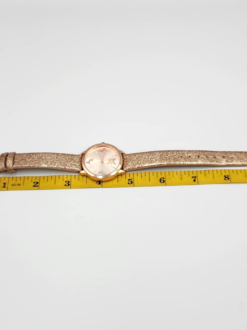 Rose Gold Tone Unicorn Dial Girl’s Fashion Watch